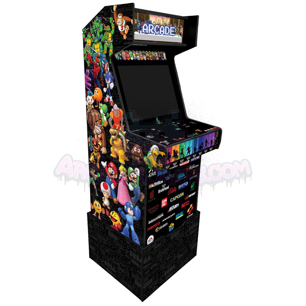 4 Player Arcade Machine - Full Wrap